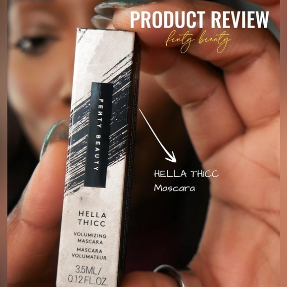 Fenty Beauty Hella Thicc Volumizing Mascara Shade Cuz I’m Black Size 3.5 mL NIB - Picture 1 of 14